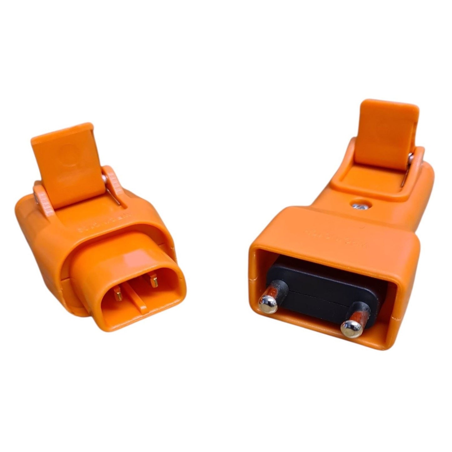 Inline Plug & Socket Conversion Adaptor for Lawnmowers Hedge Trimmers 10A 250v
