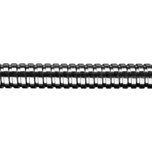 Croydex 1.5m to 2.1m Stainless Steel Reinforced Stretch Shower Hose - 11mm Bore