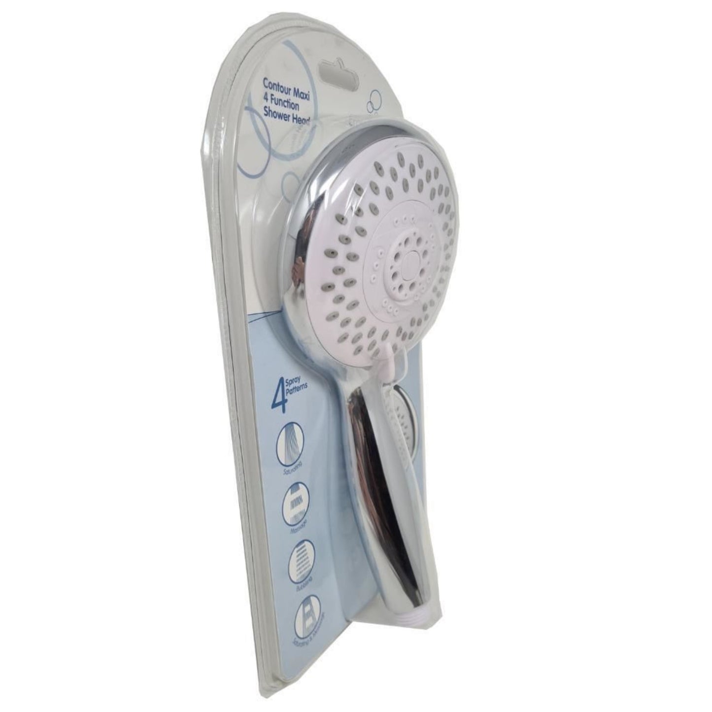 Croydex Contour Maxi Four Function Shower Handset with Optional Eco Feature