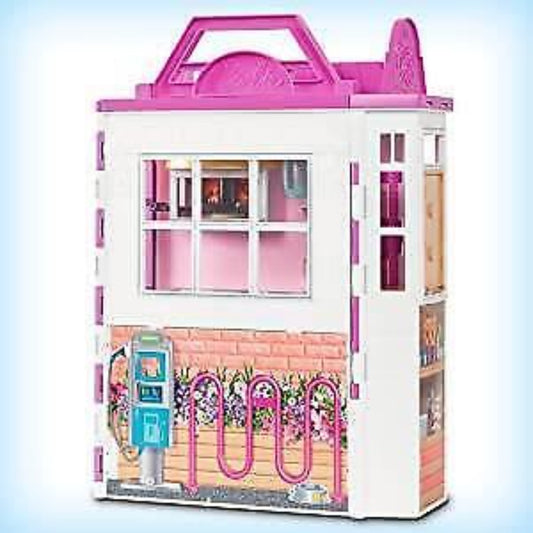 Barbie Cook n Grill Restaurant Playset and Barbie Doll 30 Pieces & 6 Play Areas