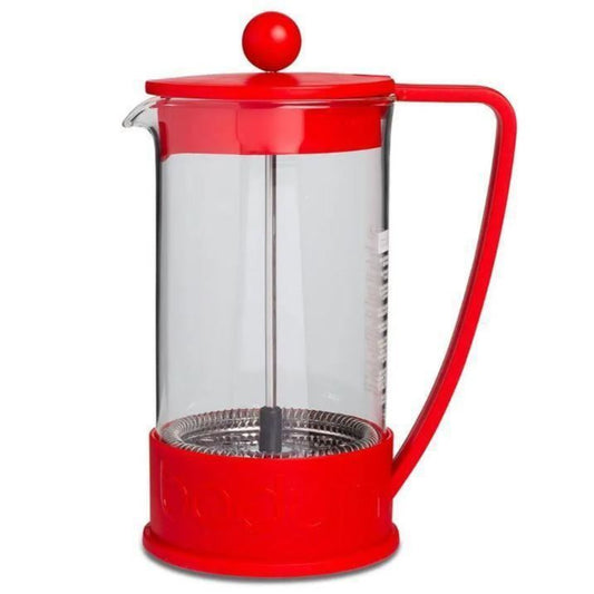 Bodum Brazil French Press Coffee Maker Cafetiere 8 Cup 1.0L 34oz Red