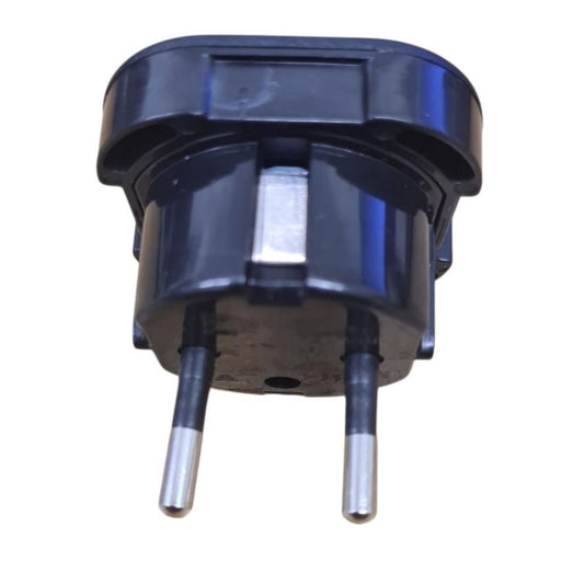 PowerConnect Euro Transformer UK Converter 3 Pin to European 2 Pin Plug with Safety Shutter