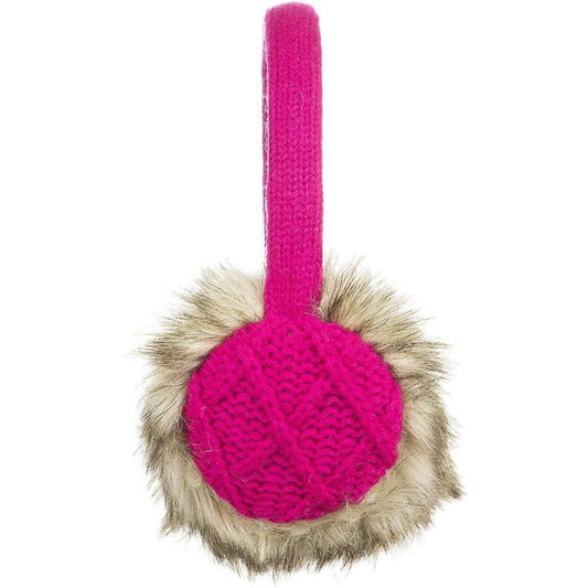 KitSound Audio On-Ear Earmuffs with Built In Headphones Diamond Knit