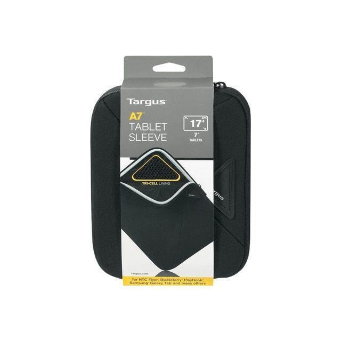 Targus A7 Sleeve for 7-Inch Tablets and Devices - Black (TSS262EU)