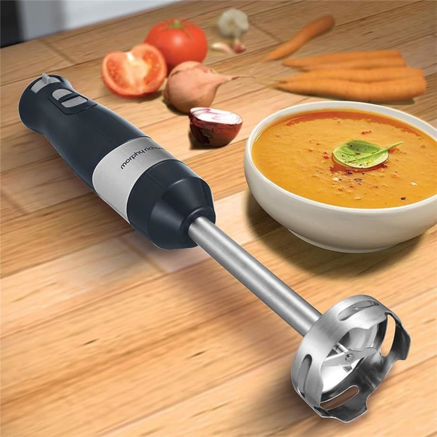 Morphy Richards Total Control Hand Blender 5 Speeds 600W Stainless Steel Plastic