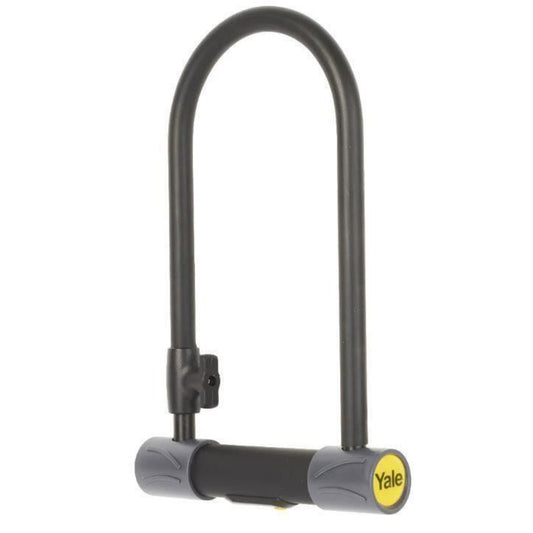 Yale Bike D Lock High Security 230 x 115mm with 4 Laser Cut Keys Anti Pick Drill