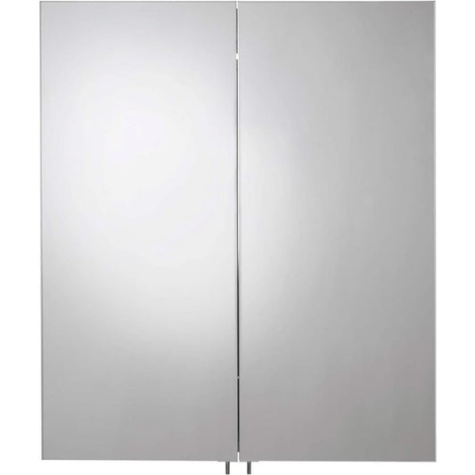 Croydex Warwick Double Door Illuminated Cabinet with LED Lighting Shaver Socket
