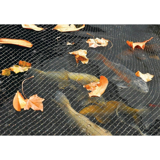 HOZELOCK Pond Protection Net 6 x 10m with 8 Stakes Heavy Duty Woven Mesh Cover