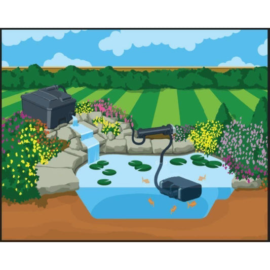 Hozelock Vorton 18 UVC Lamp Efficient Elimination of Green Water Algae 12000 LPH