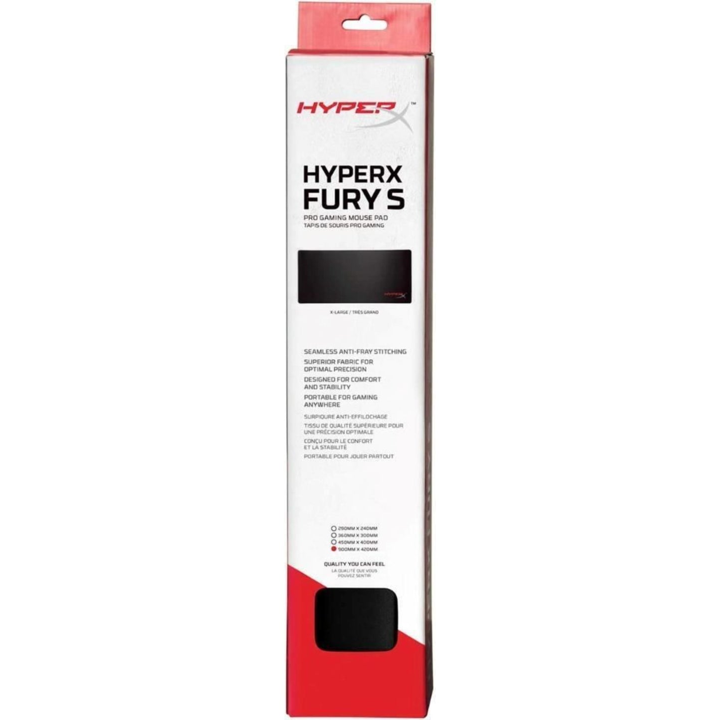 HyperX Fury S Pro Gaming Mouse Mat Pad XL 90cm x 42cm HX-MPFS-XL Black
