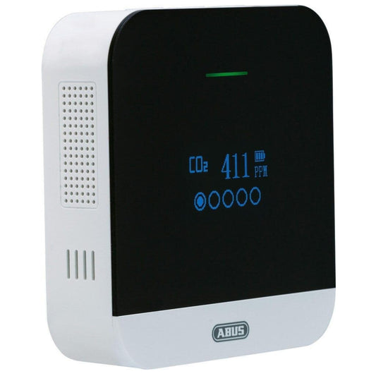 ABUS CO2 Detector AirSecure for Air quality Humidity Temperature Alarm 10 Year
