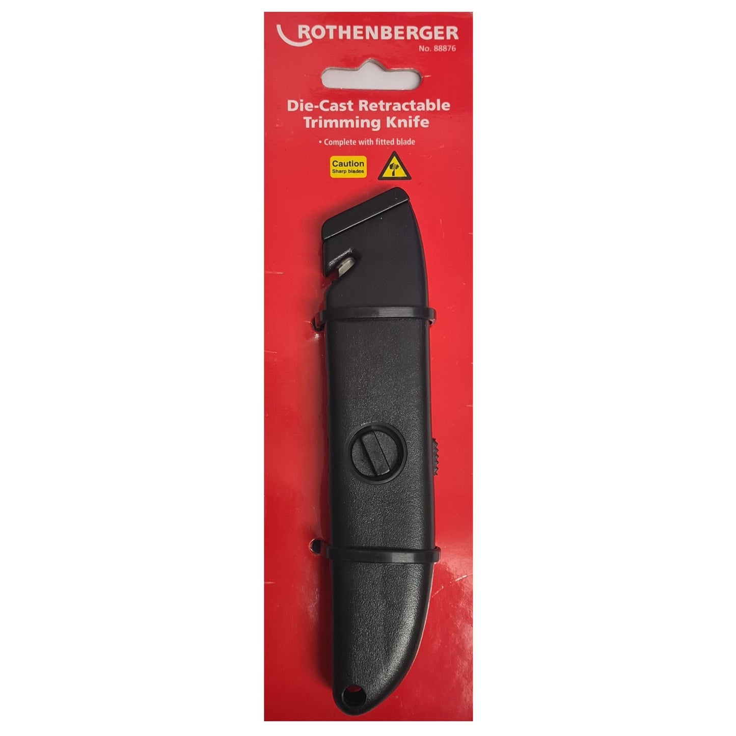Rothenberger Retractable Trimming Box Cutter Knife Blade Die Cast Case 88876