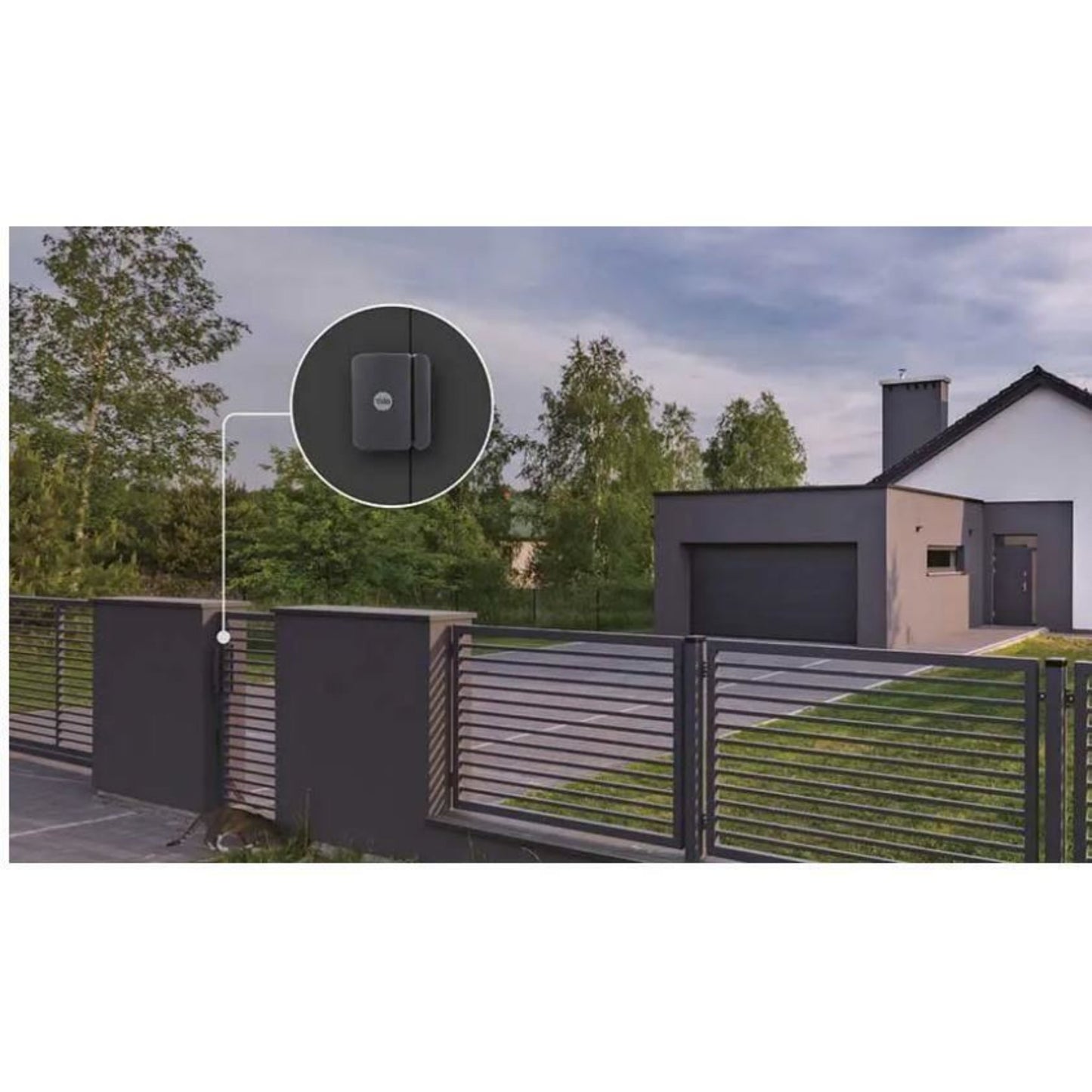 Yale Outdoor Contact Alarm Accessory 200m Range Compatible Alexa Google Philips