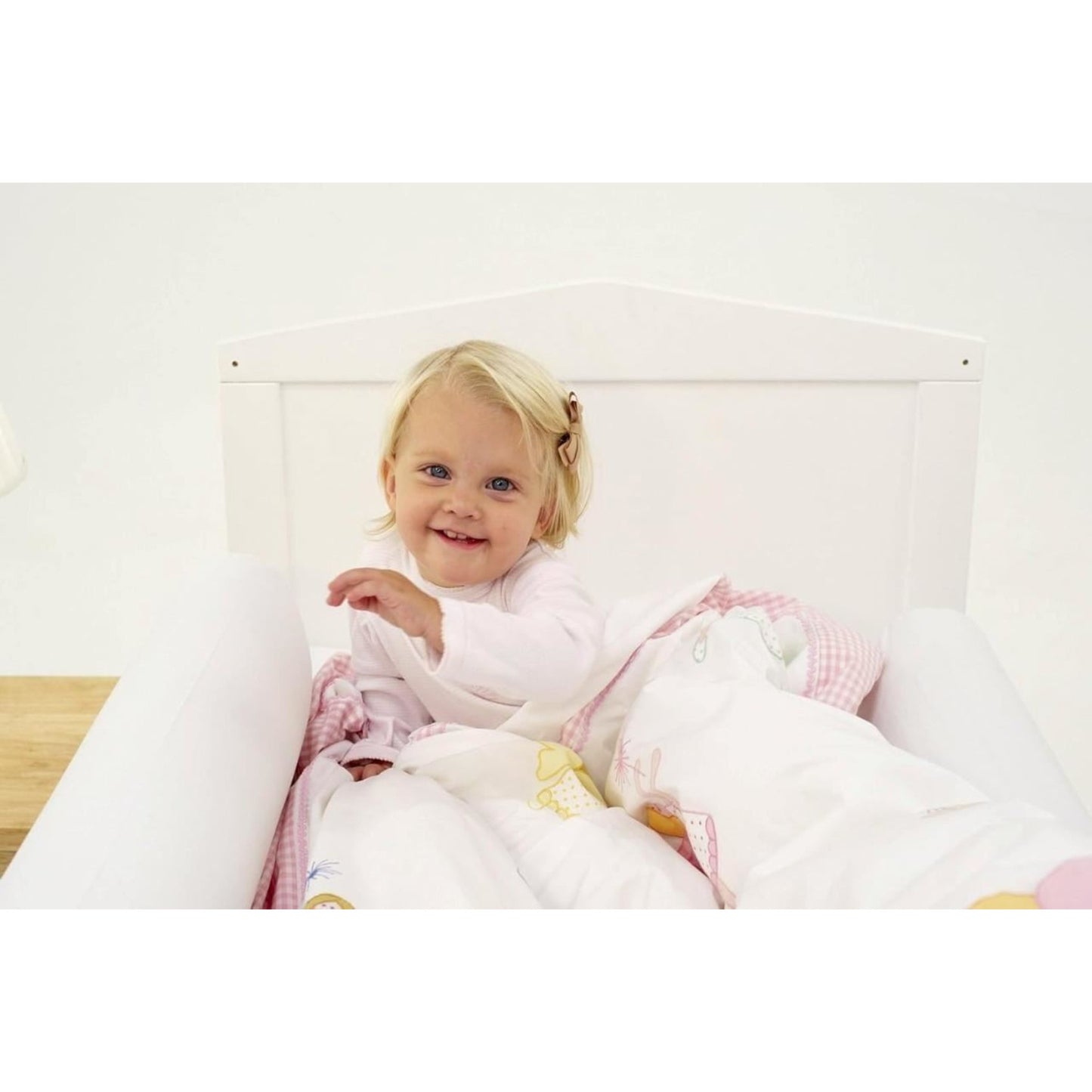 Hippychick Inflatable Bed Guards Bumper and Fitted Cotton Sheet 18 Month 5 Years
