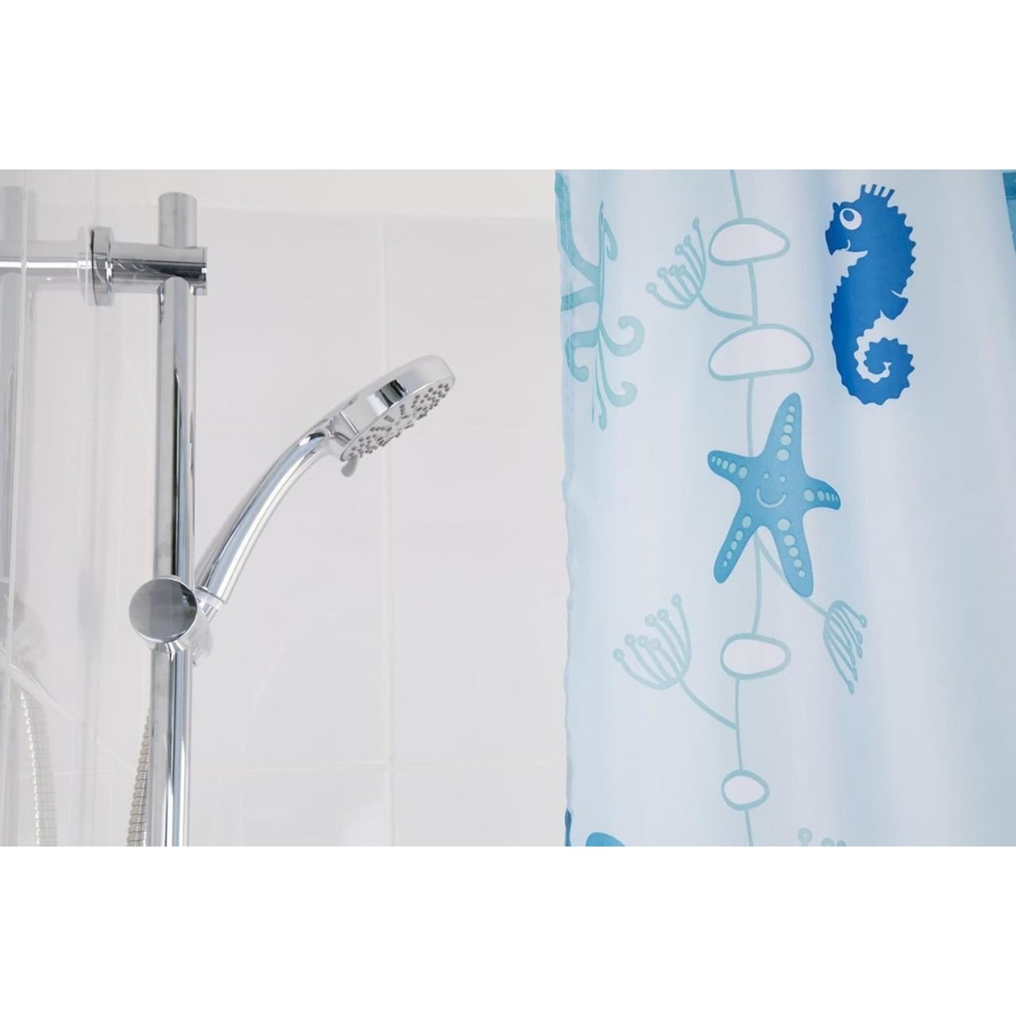 Croydex Shower Handset Eco Water Saving 5 Function Chrome Finnish AM169141