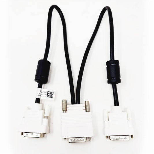 Dell DMS-59 Male To Dual DVI Male Splitter Monitor Cable 40cm TW-0WDPXD