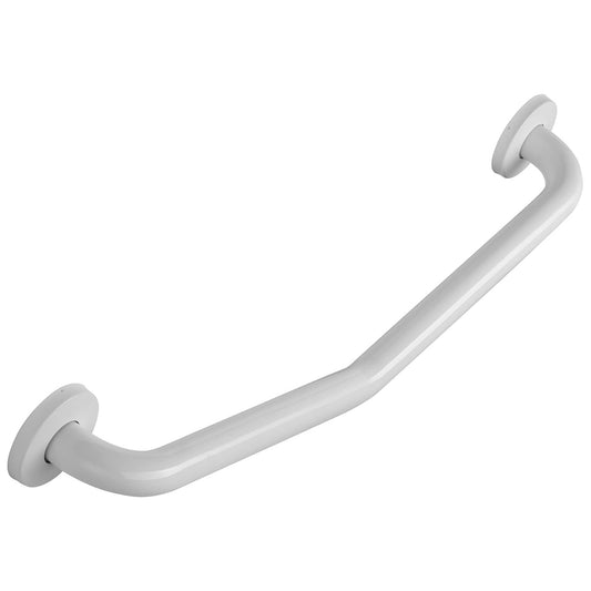 Croydex Metlex Stainless Steel White Mobility Aid Support Rail Angled Grab Bar