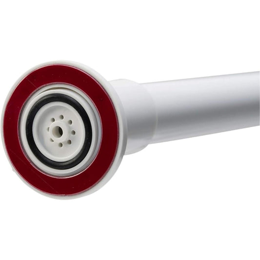 Croydex Telescopic Shower Curtain Rod Stick N Lock White Aluminium 110x183cm