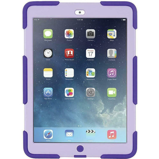 Griffin Survivor All-Terrain Military Case & Kick Stand for iPad Air 9.7" Purple