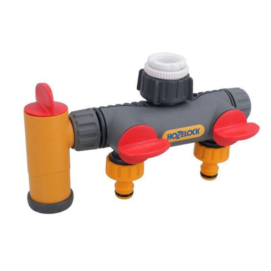 HOZELOCK Multi Tap Connector 3 Way Flowmax Create 3 Circuits on a Single Tap