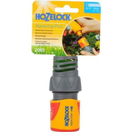 Hozelock AquaStop Plus Connector 15 mm (5/8") 19 mm (3/4") Standard 2065