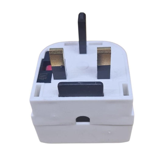 PowerConnect Euro Transformer UK Converter 2 Pin European to UK 3 Pin Plug Screw Lock 3 Pack