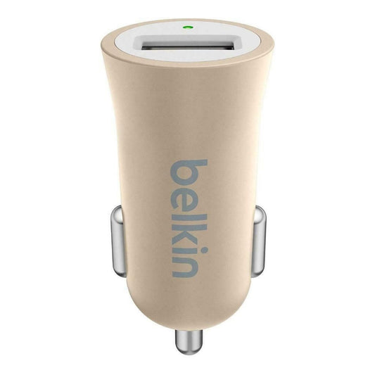 Belkin Premium MIXIT Fast Charge 2.4 A USB Car Charger - Gold