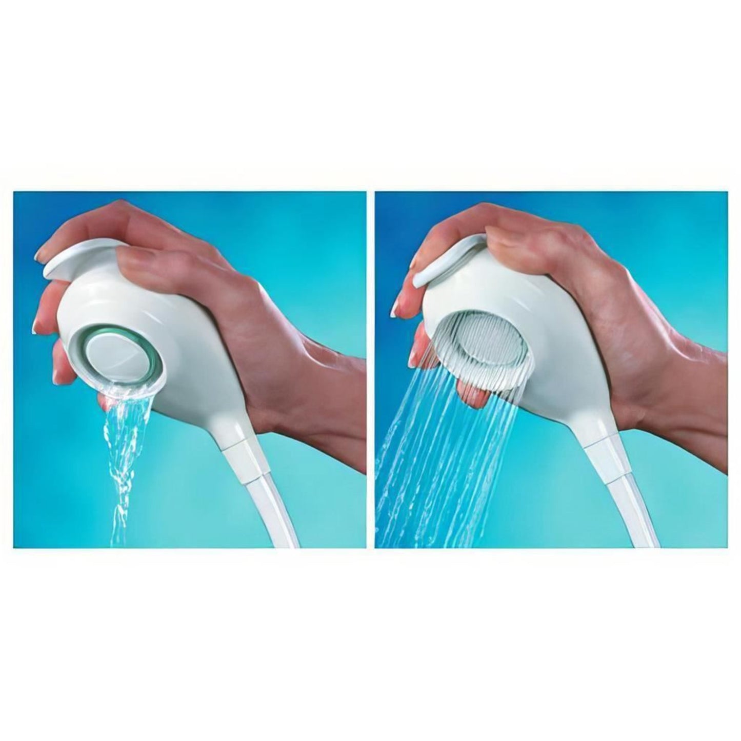 Croydex Freeway Plus Push-Fit Bath Basin Controllable Shampoo Shower Spray White
