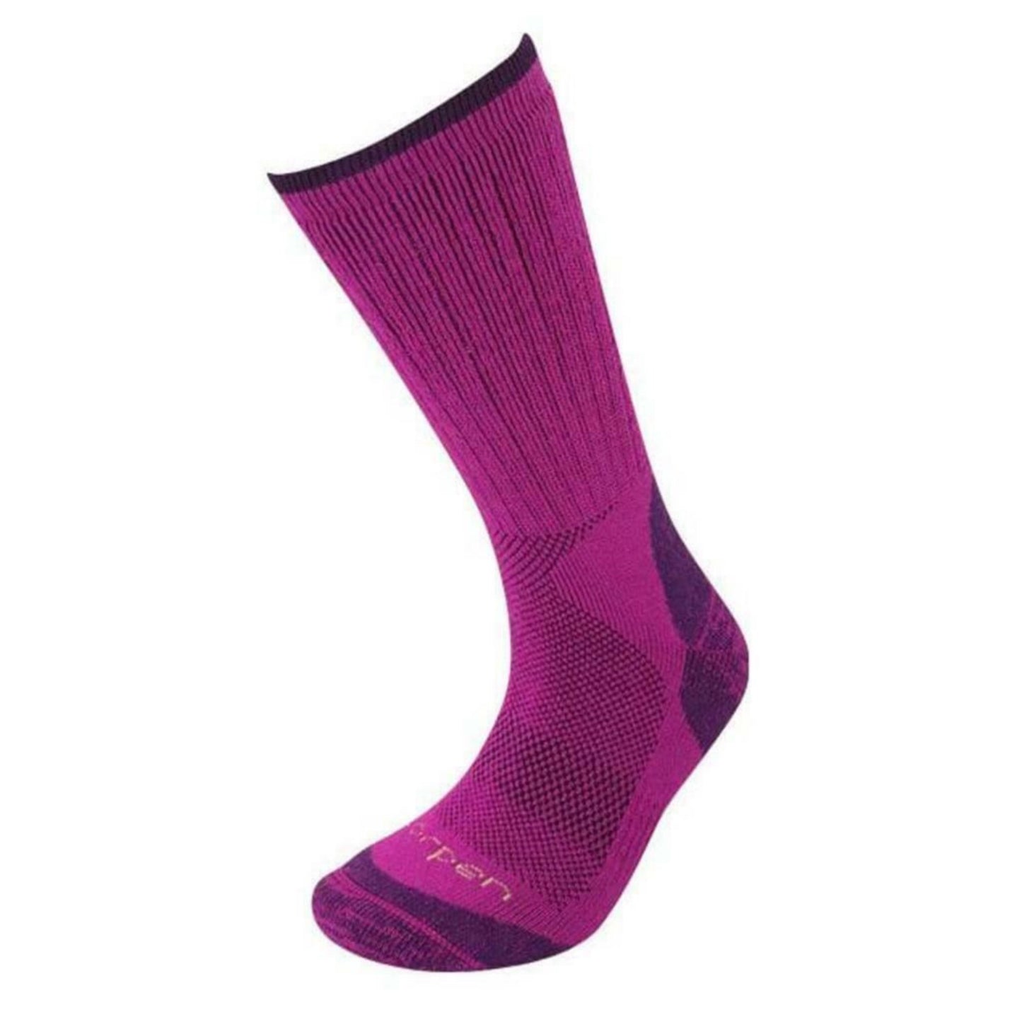 Lorpen Hiker Socks T2 Midweight Violet Small UK Size 2.5 - 5 (EU Size 34-37)