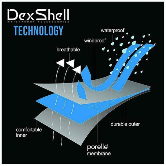 Dexshell Women's Bamboo Waterproof & Breathable Socks Black/Pink Large Size 9-11