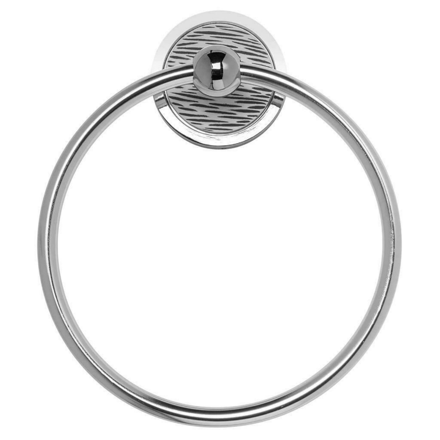 Croydex Stripes Wall Mounted Towel Ring