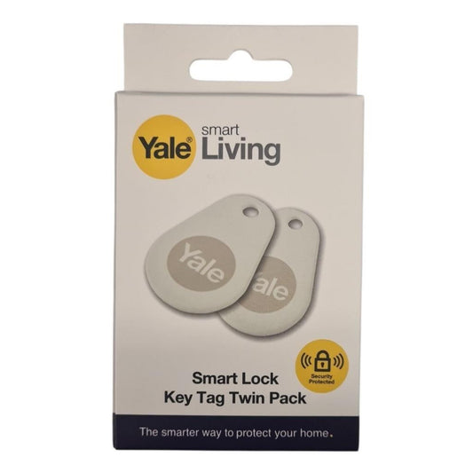 Yale Smart Door Lock Key Tags Pack of 2 Conexis L1 White P-YD-01-CON-RFIDT-WH