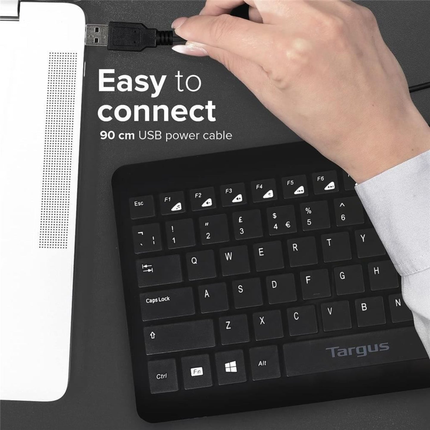 Targus Compact Multimedia Keyboard USB English QWERTY AKB631UKZ