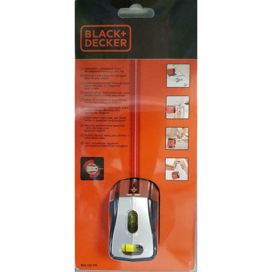 Black & Decker Manual Laser Level Plus Storage Bag 360 Degrees Rotate - BDL120