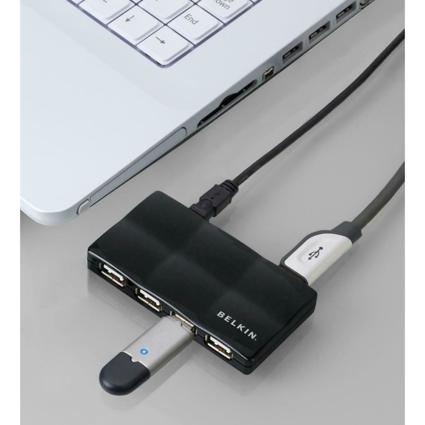 Belkin 7 port USB Powered Multi USB 2.0 Hub Splitter Hi Speed for PC Mac Laptop