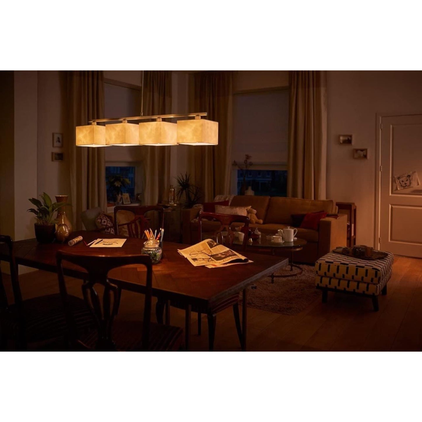 Philips Scene Switch LED E14 Edison Screw Candle Light Bulb 3 Step Dimming 40 W