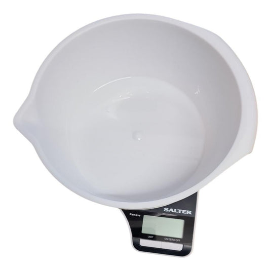Salter Digital Scale Measuring Jug LCD Display White Jug 1.25 litre 1089 BKWHDR