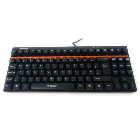 Rapoo Mechanical Gaming Keyboard USB VPRO V500 Linear Yellow Switches UK Layout