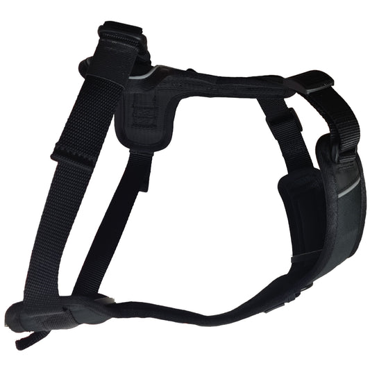 CAIRD Advance Dog Harness Ergonomic Y-Shape No Pull Reflective with Handle Black