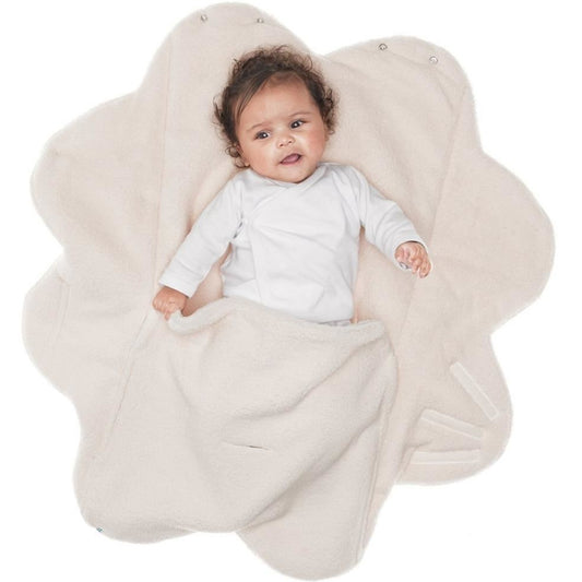 Wallaboo Baby Blanket Nore Faux Suede Warm Soft Shearling Inner 0-12 Months Lime Green