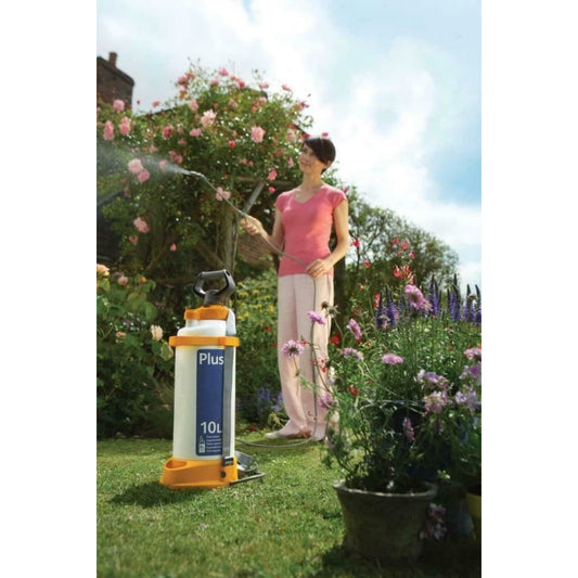 Hozelock Pressure Sprayer Plus 10 Litre (max fill 8L) With Stand & Harness 4710