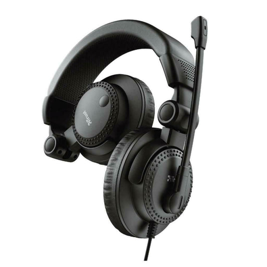 Trust Como Over-Ear Headset for PC and Laptop 3.5mm Jack Built in Microphone