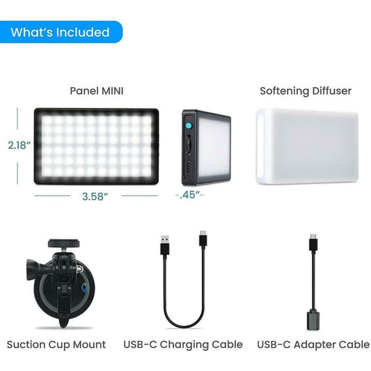Lume Cube Lighting Kit Portable Adjustable + diffuser & suction cup - LC-VC2