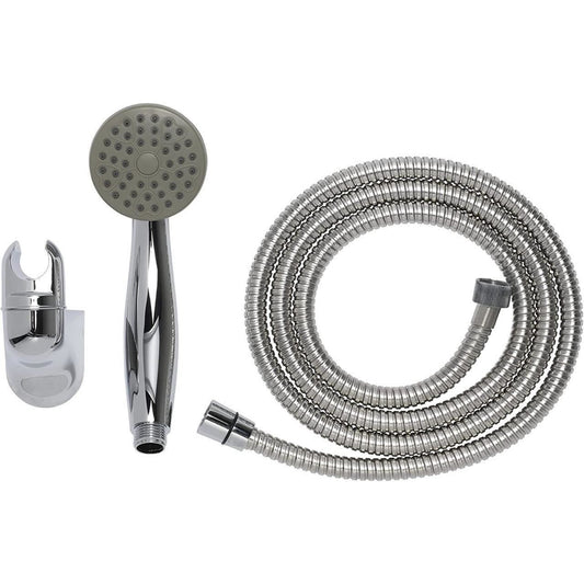 Croydex 1 Function Bath and Shower Set Handset with Wall Bracket and Hose