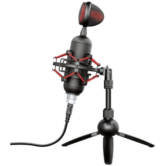 Trust GXT Buzz USB Streaming Microphone Background Noise Reduction Tripod Stand