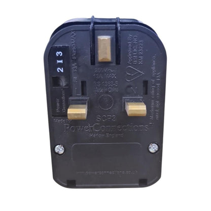 PowerConnect 5A Euro Transformer UK Converter 2 Pin Schuko to UK 3 Pin Plug Screw Lock 3 Pack (Copy)