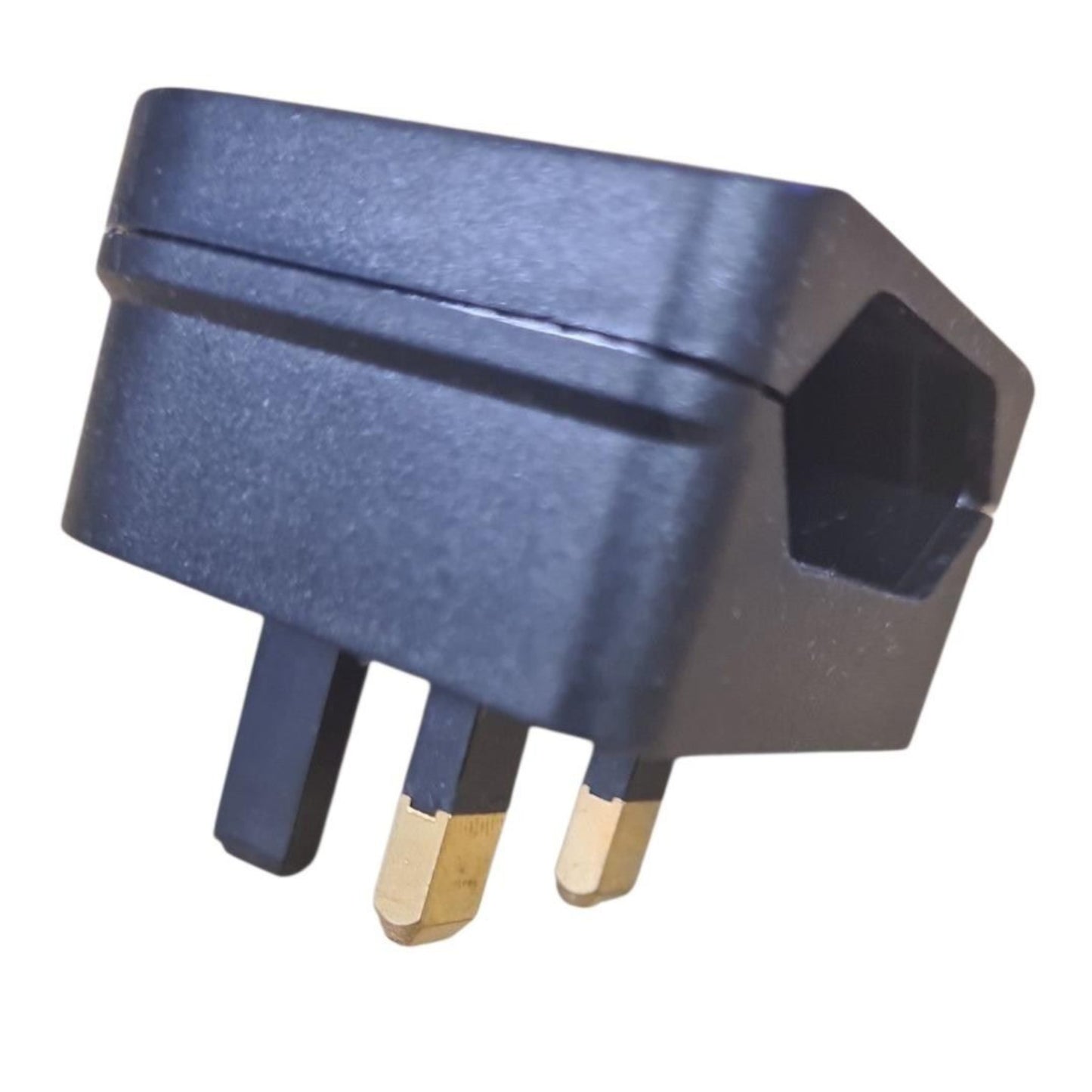 PowerConnect 5A Euro Transformer UK Converter 2 Pin European to UK 3 Pin Plug Screw Lock 3 Pack