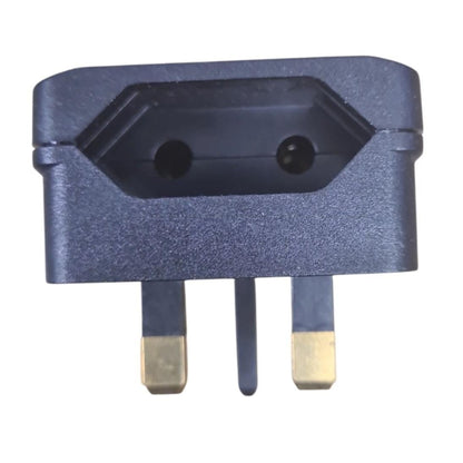 PowerConnect 5A Euro Transformer UK Converter 2 Pin European to UK 3 Pin Plug Screw Lock 3 Pack