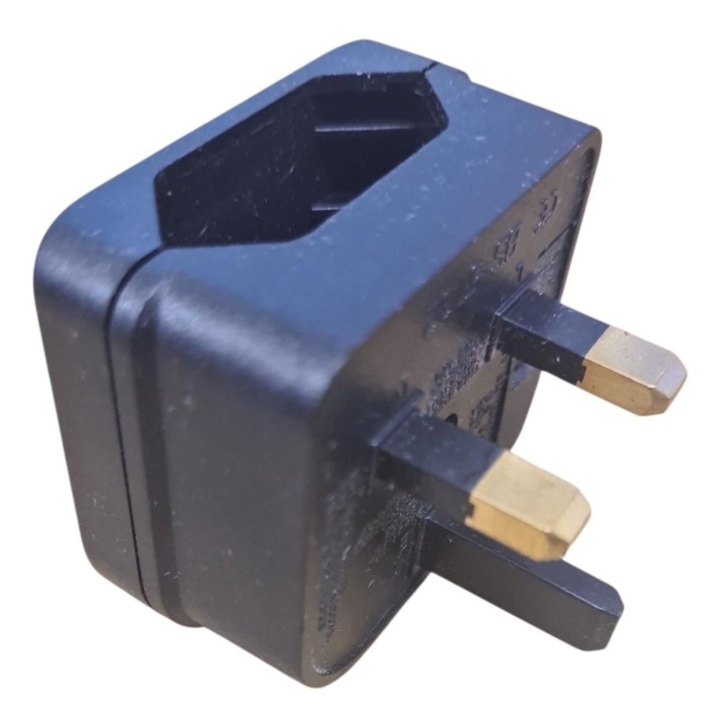 PowerConnect 5A Euro Transformer UK Converter 2 Pin European to UK 3 Pin Plug Screw Lock 3 Pack