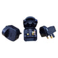 PowerConnect 13A Euro Transformer UK Converter 2 Pin Schuko to UK 3 Pin Plug Screw Lock 3 Pack (Copy)